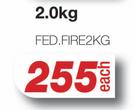 Fire Extinguisher FED.FIRE2KG-2.0Kg Each