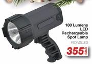 180 Lumens LED Rechargeable Spot Lamp FED.VSLLED-Each