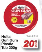 Holts Gun Gum Plastic Tub HOL.GG1-200g Each