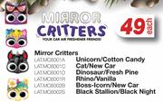 Mirror Critters Unicorn/Cotton Candy LAT.MC6001A-Each