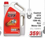 Castrol GTX Diesel 15W-40 Motor Oil CTL.11304810-5Ltr Each