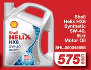 Shell Helix HX8 Synthetic 5W-40 Motor Oil SHL.550045698-5L Each