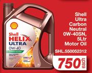 Shell Ultra Carbon Neutral 0W-40SM Motor Oil SHL.550052312-5L Each