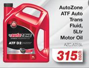 Auto Zone ATF Auto Trans Fluid Motor Oil AZC.ATF5L-5L Each