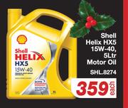 Shell Helix HX5 15W-40 Motor Oil SHL.8274-5L Each
