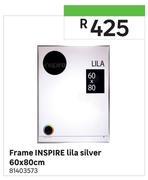 Frame Inspire Lila Silver 60x80cm