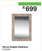 Mirror Drapier 63cmX83cm
