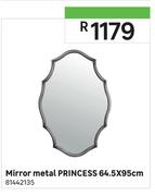 Mirror Metal Princess 64.5X95cm