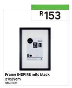 Frame Inspire Milo Black 21x29cm