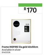 Frame Inspire Lila Gold 40x50cm