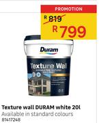 Duram Texture Wall White-20L