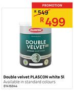 Plascon Double Velvet White-5L