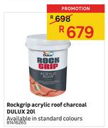 Duluxe Rockgrip Acrylic Roof Charcoal-20L
