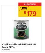 Rust-Oleum 887ml Chalkboard Brush Black