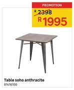 Table Soho Anthracite
