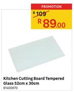Kitchen Cutting board Tempered Glass 52cm x 30cm