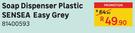 Soap Dispenser Plastic SENSEA Easy Grey