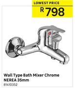 Wall TYpe Bath Mixer Chrome NEREA 35mm