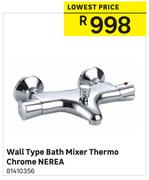 Wall Type Bath Mixer Thermo Chrome NEREA