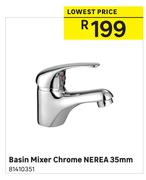 Basin Mixer Chrome Nerea 35mm