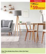 Floor Tile Lethabo Grey 35 x 35cm (2 Sqm/Box)-Per Sqm