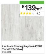 Laminate Flooring Breyten Artens 7mm (2.25 Sqm/Box)-Per Sqm