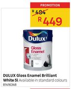 Dulux Gloss Enamel Brilliant White-5L