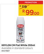 Krylon CM Flat White-355ml