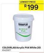 Colourlab Acrylic PVA White-20L