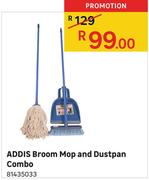 Addis Broom Mop And Dustpan Combo