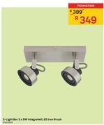 2-Light Bar 2 X 5W Integrated LED Iron Brush