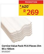 Cornice Value Pack PS6 Pieces 3Lm 95 X 100cm