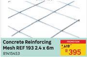 Concrete Reinforcing Mesh Ref 193 2.4 X 6m