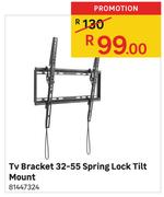 TV Bracket 32-55 Spring Lock Tilt Mount