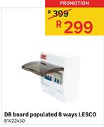 DB Board Populated 8 Ways Lesco