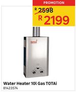 Water Heater 10L Gas Totai