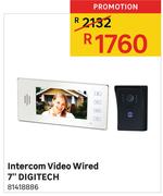 Intercom Video Wired 7" Digitech