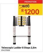 Telescopic Ladder 8 Step 2.6m