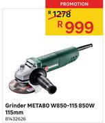 Grinder Metabo W850-115 850W 115mm