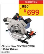 Circular Saw Dexter Power 1300W 190mm