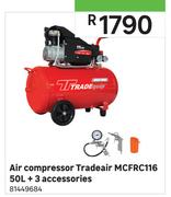 Air Compressor Tradeair MCFRC116 50L + 3 Accessories