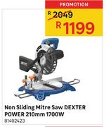 Non Sliding Mitre Saw Dexter Power 210mm 1700W