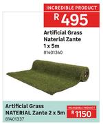 Artificial Grass Naterial Zante 2 x 5m