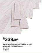 Artens Laminate Flooring Forte Yali 8mm Thick-1290 x 194mm Per Sqm