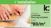Kandua Laminate Flooring Installed-Per Sqm
