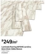 Artens Laminate Flooring Carolina 8mm Thick-1286 x 194mm Per Sqm