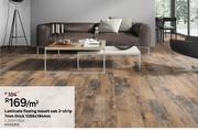 Laminate Flooring Mount Oak 2 Strip 7mm Thick-1286 x 194mm Per Sqm