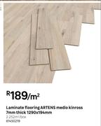 Artens Laminate Flooring Medio Kinross 7mm Thick-1290 x 194mm Per Sqm