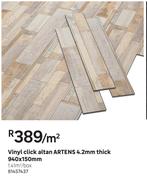 Artens Vinyl Click Altan 4.2mm Thick-940 x 150mm Per Sqm
