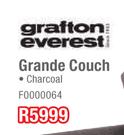 Grafton Everest Grande Couches In Charcoal